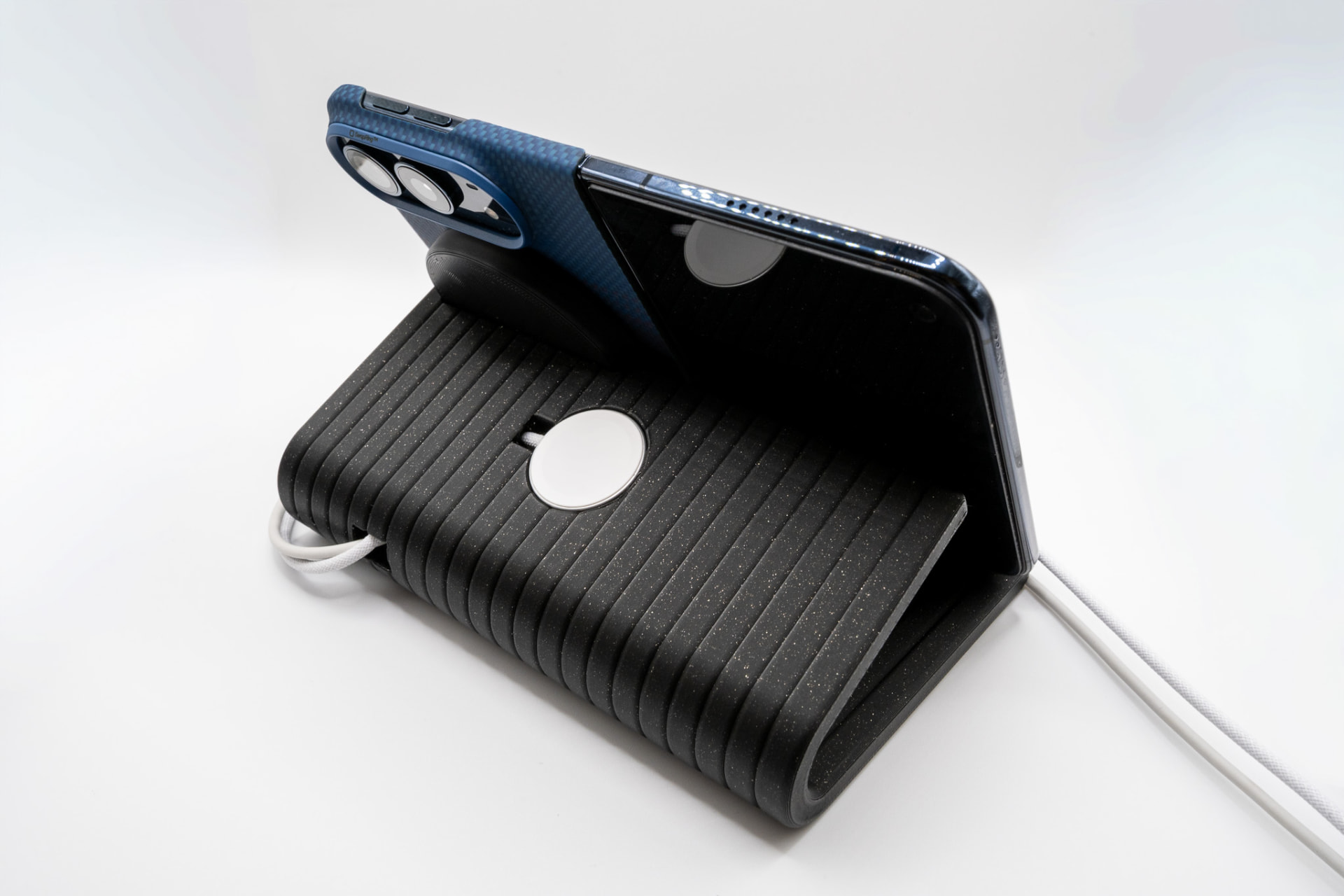 Duock with a MagSafe charger and spare charging spot